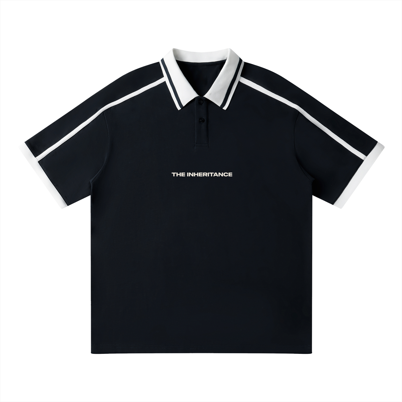 Unisex Contrast Piping Polo Shirt