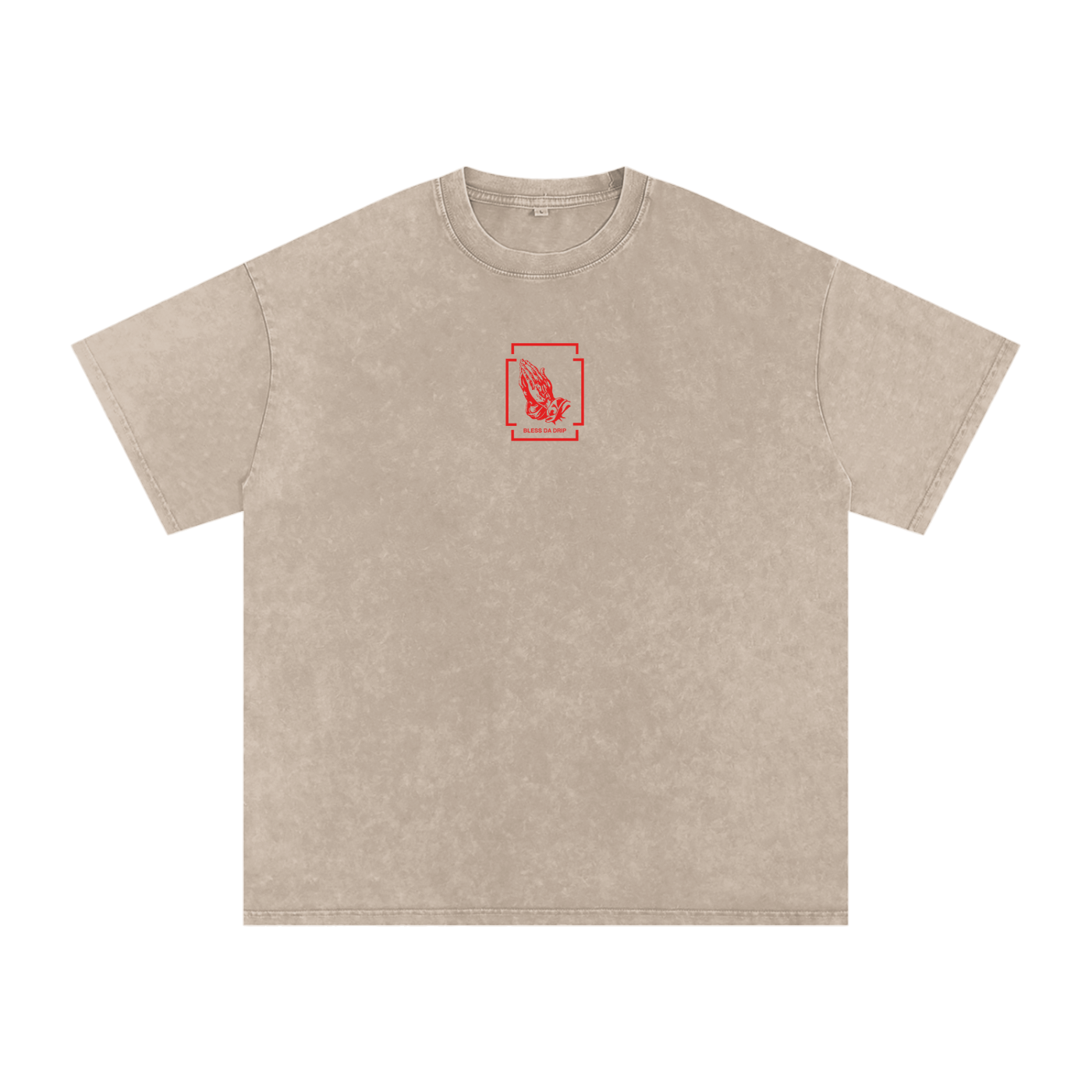 Quiet Ward Edition: V1 Snow Washed Oversized Cotton T-Shirt